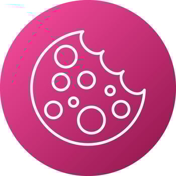 Cookie Icon Style vector
