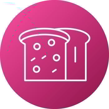 Bread Icon Style vector