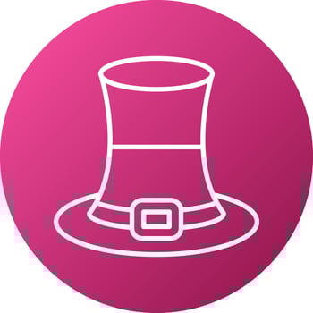 Pilgrim Icon Style vector