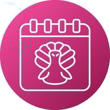 Thanksgiving Icon Style vector