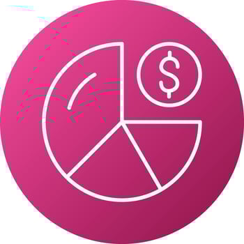 Pie Chart Icon Style vector