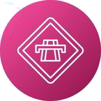 Motorway Icon Style vector