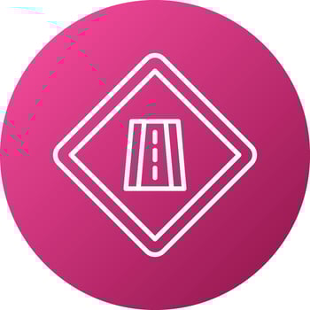 Lane Icon Style vector