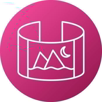 Panaroma Icon Style vector