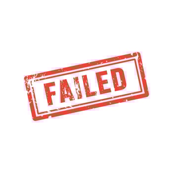 Failed, Grunge Stamp vector