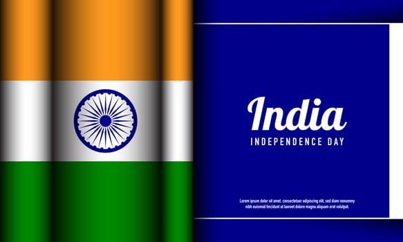 India Independence Day Background. vector