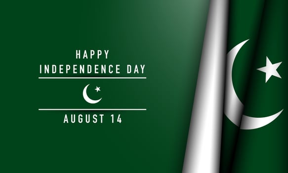 Pakistan Independence Day Background. vector
