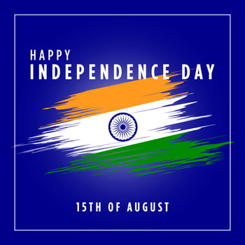 India Independence Day Background. vector