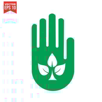 trash icons and recycle signs vector