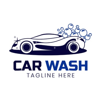 Car wash business logo vector