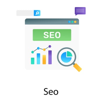 Gradient design of seo vector, seo exploration vector