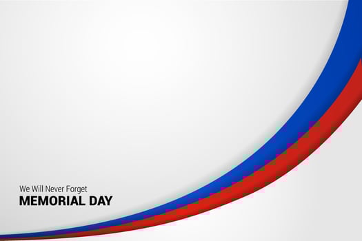 Flat style France memorial day design with realistic france Flag. France Independence Day Vector Illustration