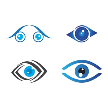 Eye Care vector logo design