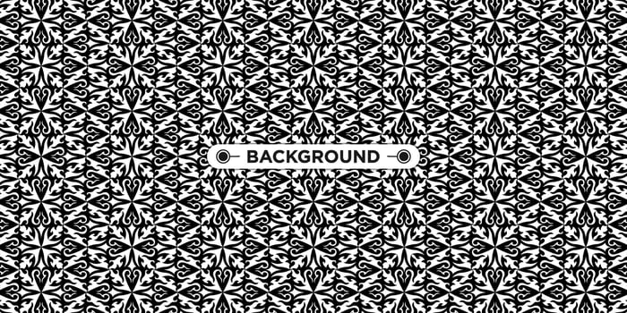 background pattern seamless ethnic geometric black and white vector