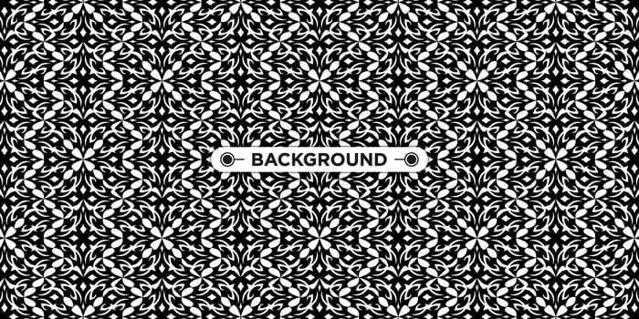 background pattern seamless ethnic geometric black and white vector