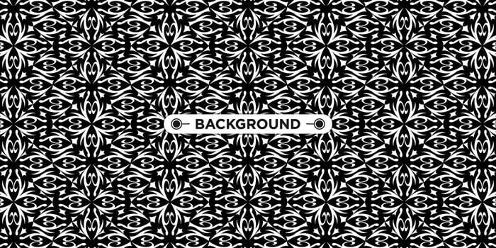 background pattern seamless ethnic geometric black and white vector