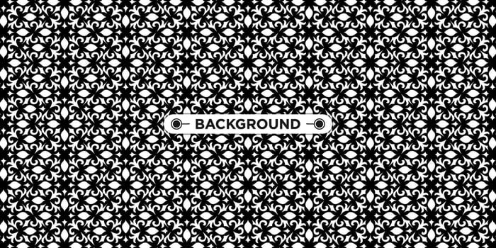 background pattern seamless ethnic geometric black and white vector
