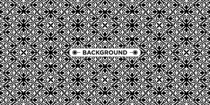 background pattern seamless ethnic geometric black and white vector