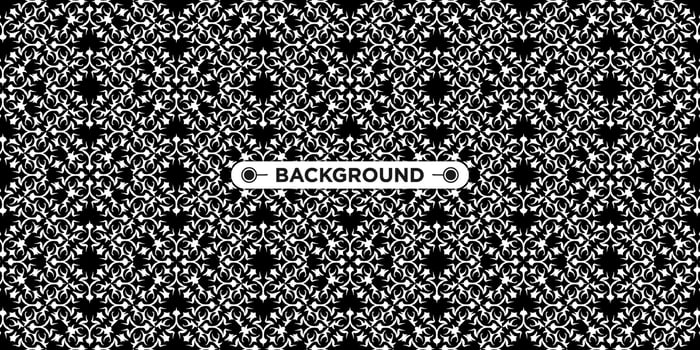 background pattern seamless ethnic geometric black and white vector