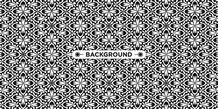 background pattern seamless ethnic geometric black and white vector