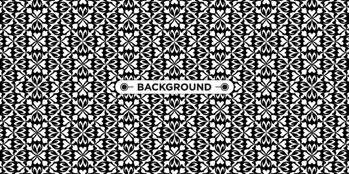 background pattern seamless ethnic geometric black and white vector