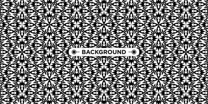 background pattern seamless ethnic geometric black and white vector
