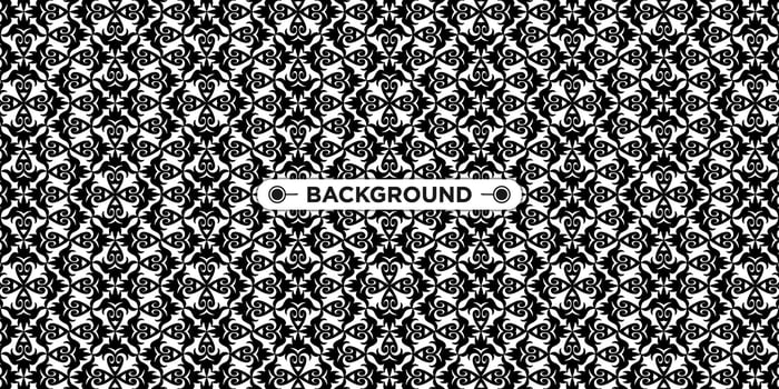 background pattern seamless ethnic geometric black and white vector