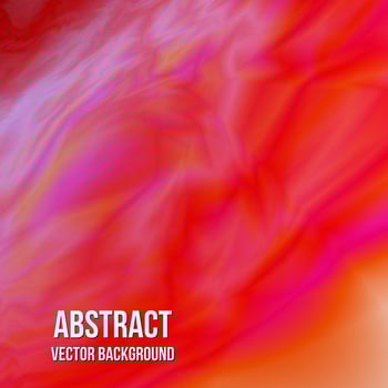Red pink orange diffusion marble texture glitch vector background. Smooth silky effect. Data distortion, digital decay.  Easy to edit design template for your artworks.