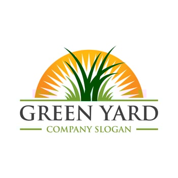 Lawn Care Logo. Lawn Services Logo Vector Template