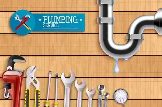 Vector illustration of Plumbing Service