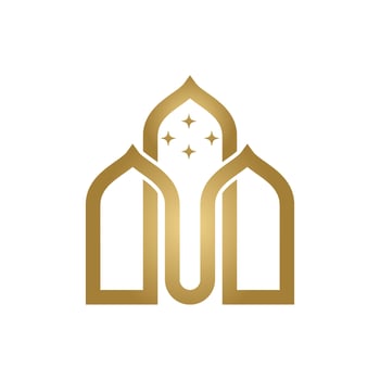 Ramadan kareem mosque vector