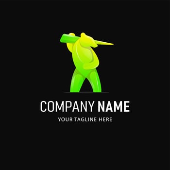 Colorful Bear Logo Design. Gradient Style Animal logo vector