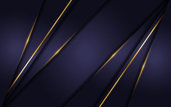 luxurious navy background with golden lines vector