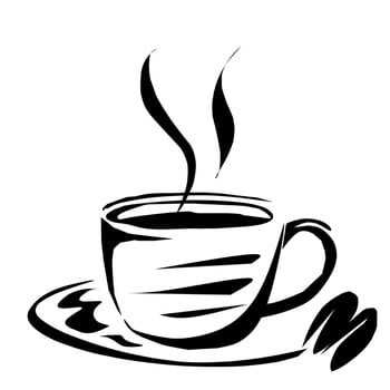 Cup Of Coffee Silhouette Vector