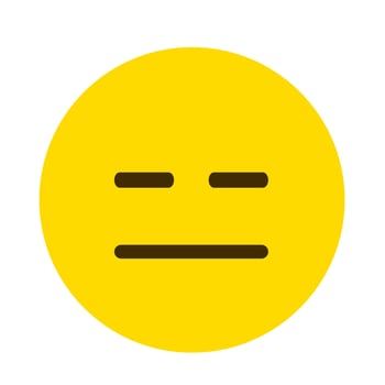 bored moody face vector emoji