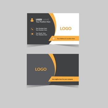 Modern business card template vector
