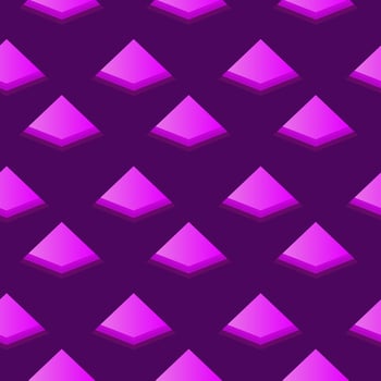 pyramid Purple Vector Pattern Design