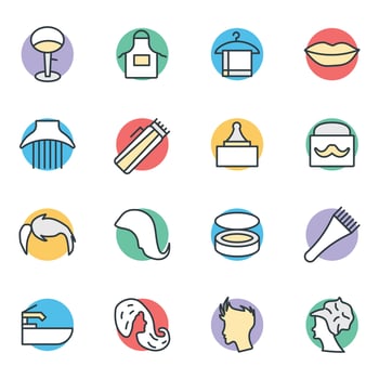 Trendy Hanged Towel vector