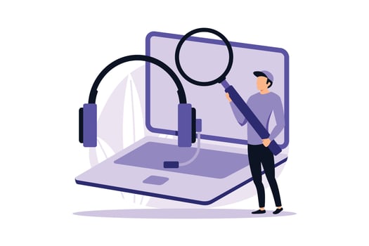 Customer self service illustration exclusive design inspiration vector