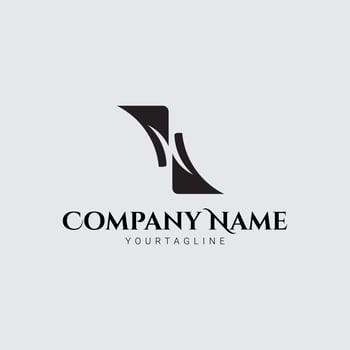 N Monogram Logo Concept. Vector Illustration