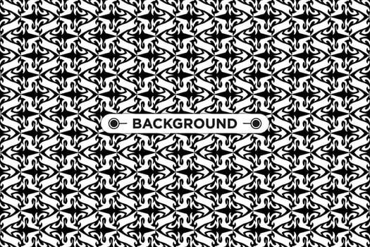 background black seamless pattern with unique ethnic texture vector