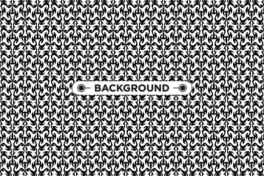 background black seamless pattern with unique ethnic texture vector