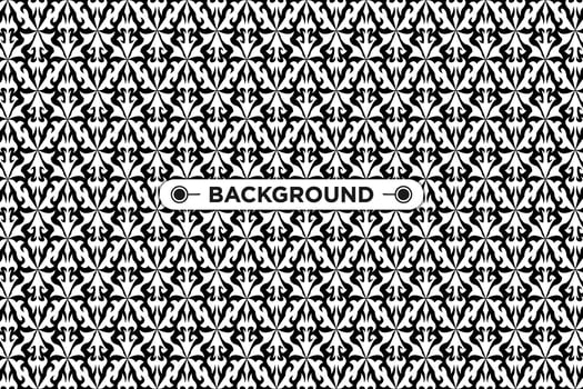 background black seamless pattern with unique ethnic texture vector