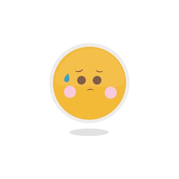 Cute emoji hand drawn illustration free vector