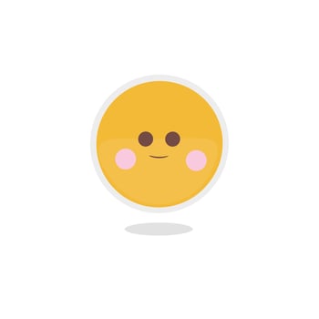 Cute emoji hand drawn illustration free vector