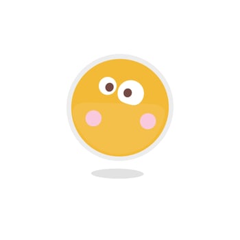 Cute emoji hand drawn illustration free vector