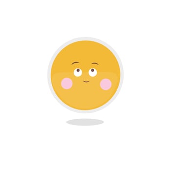 Cute emoji hand drawn illustration free vector