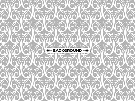 gray ethnic abstract background seamless elegant pattern vector