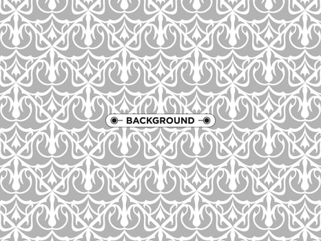 gray ethnic abstract background seamless elegant pattern vector