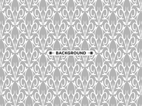 gray ethnic abstract background seamless elegant pattern vector